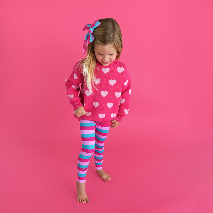 Pink Heart SWEATER - Gigi and Max