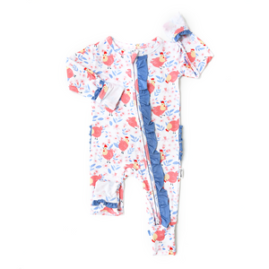 Dixie Chicken RUFFLE ZIP - Gigi and Max