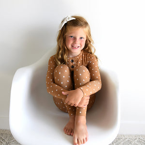 Maple Dot RUFFLE TWO PIECE - Gigi and Max