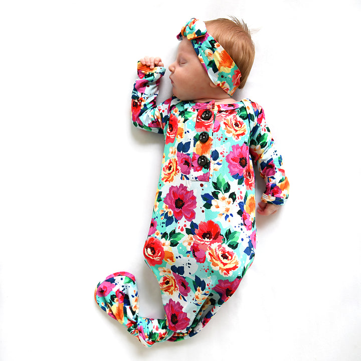 Maggie Floral GOWN - Gigi and Max