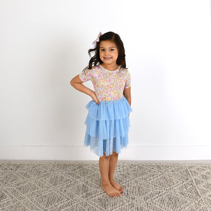 Kennedy Floral CLIP BOW - Gigi and Max