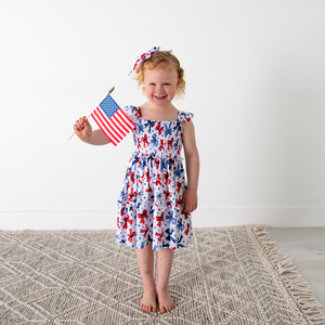 Eleanor Bows SMOCKED DRESS - Gigi and Max