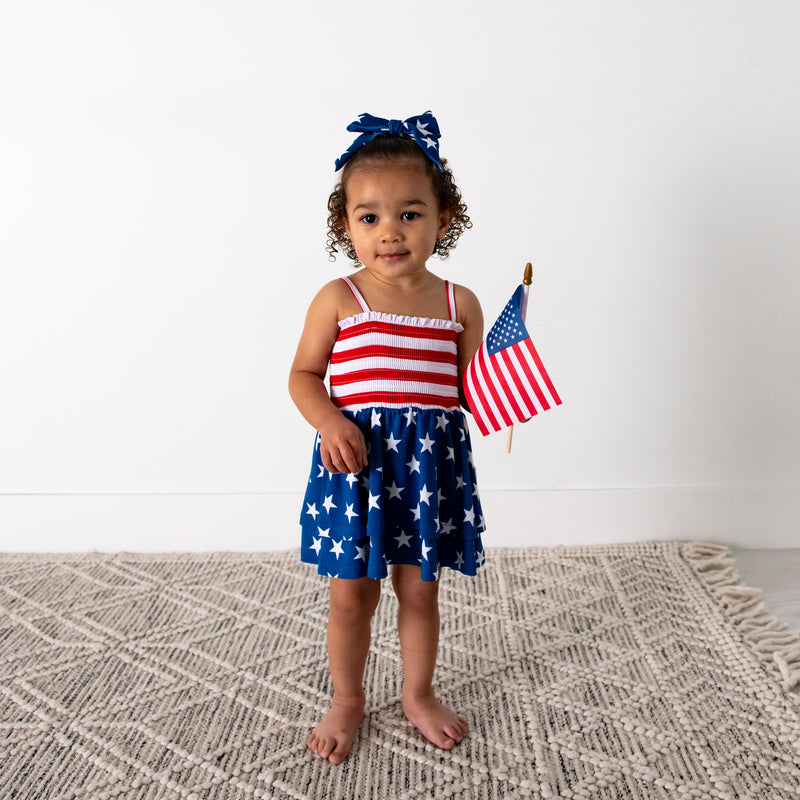 Kinsley Leopard SMOCKED TIERED TUTU