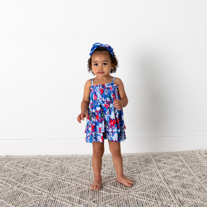 Presley Floral SMOCKED TIERED TUTU - Gigi and Max