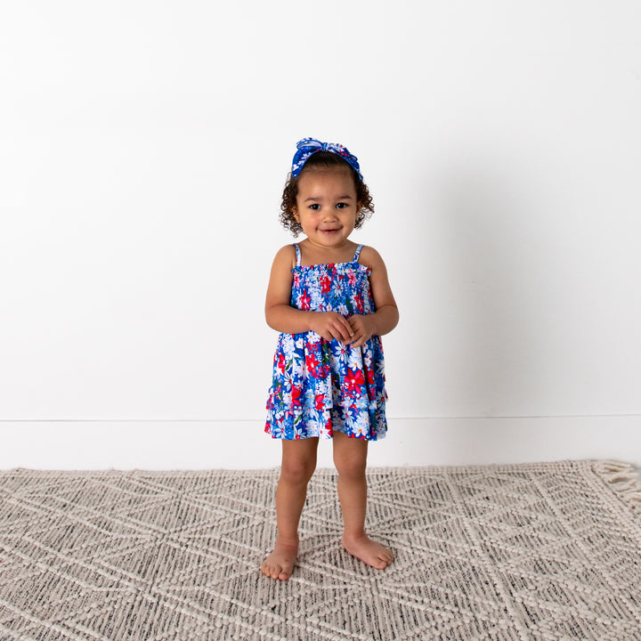 Presley Floral SMOCKED TIERED TUTU - Gigi and Max
