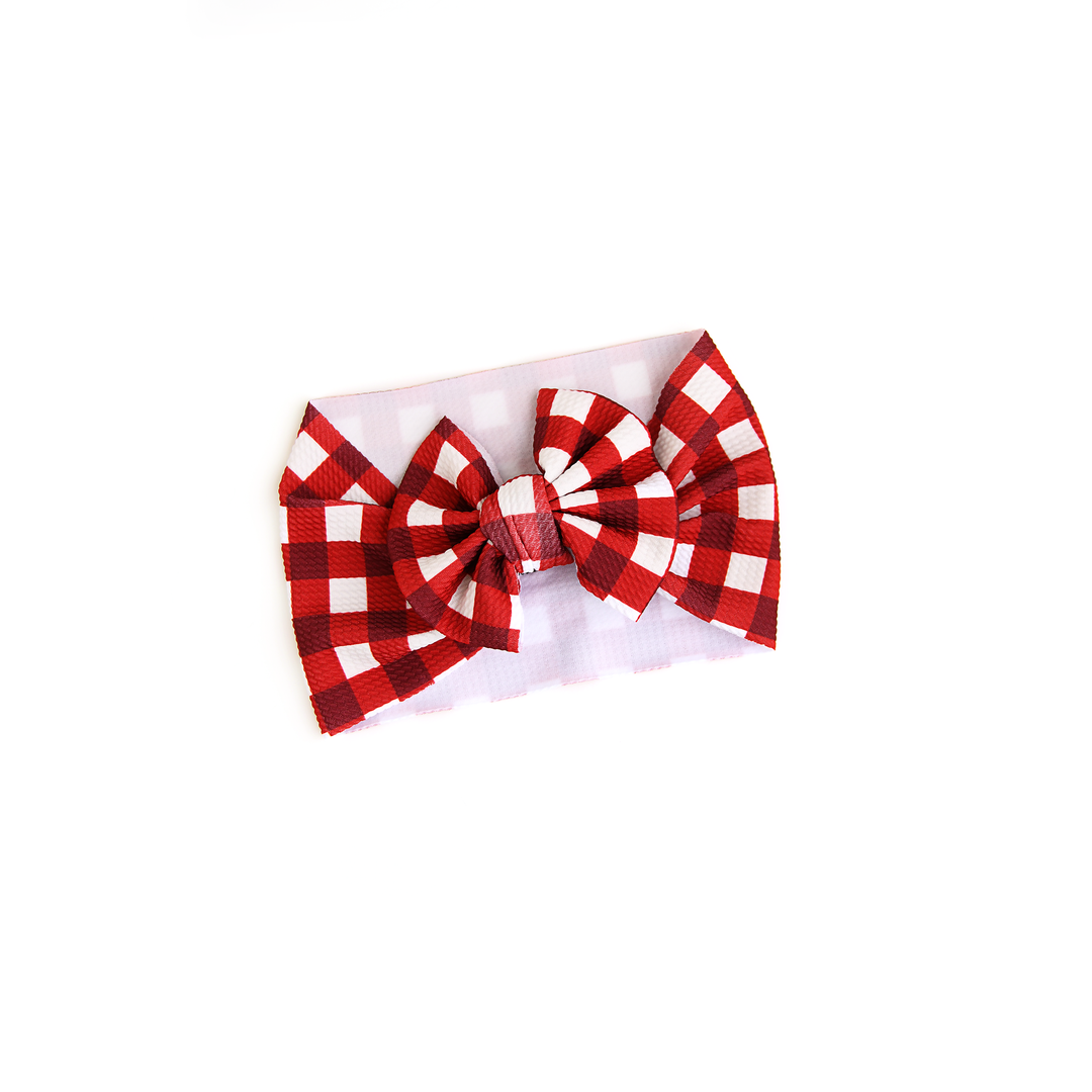 Emery Plaid HEADWRAP - Gigi and Max
