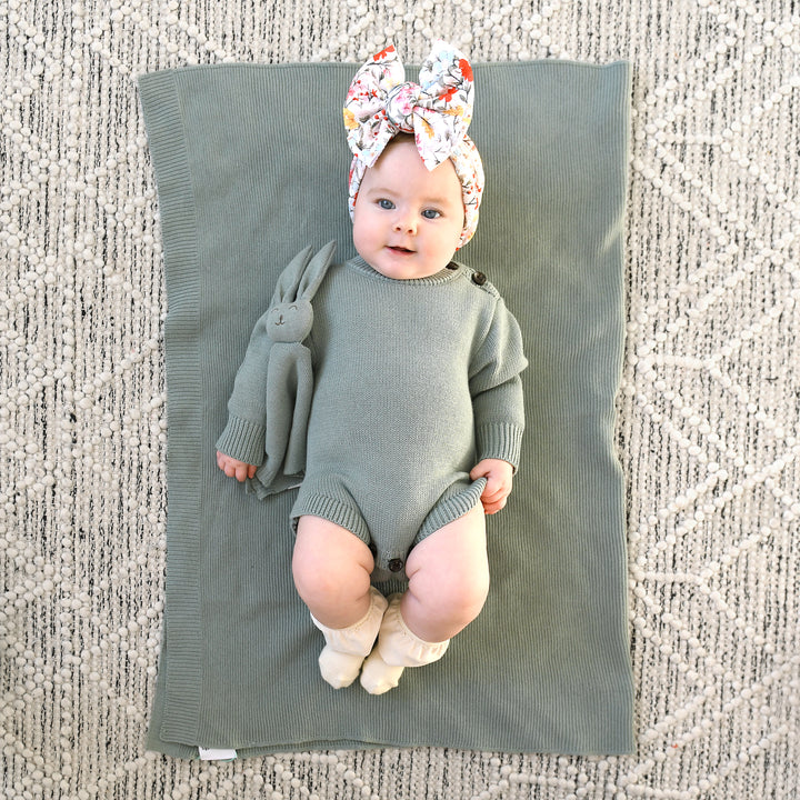 Eucalyptus KNIT BUNNY LOVEY - Gigi and Max