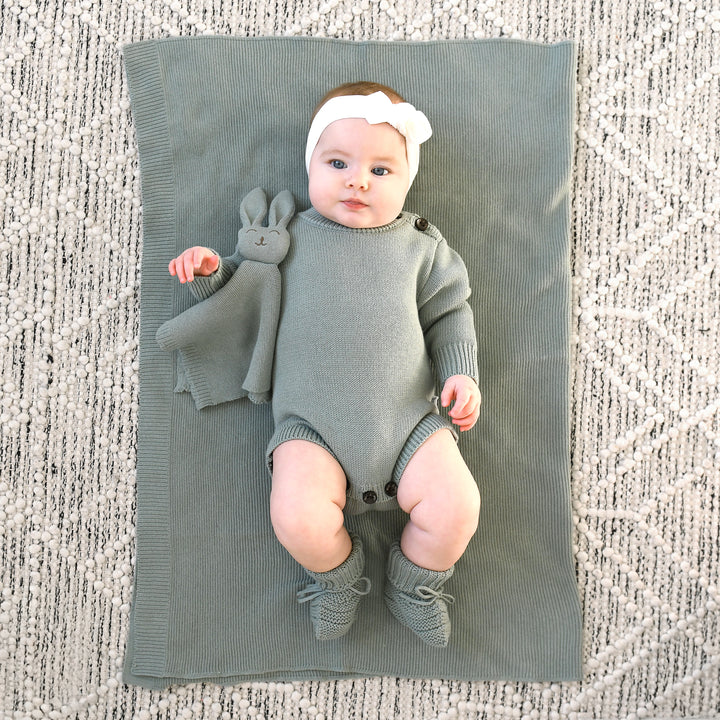 Eucalyptus KNIT BUNNY LOVEY - Gigi and Max