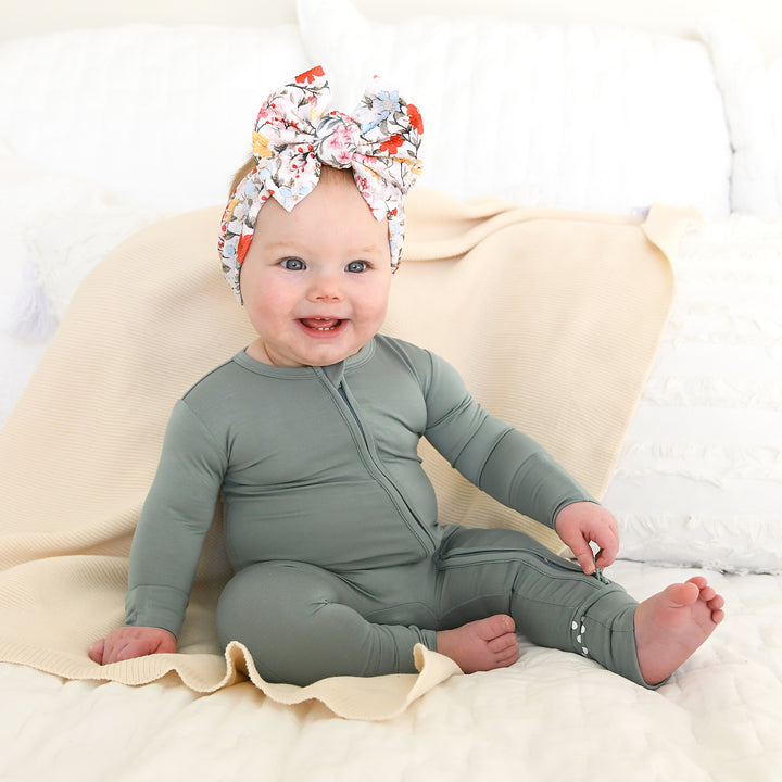 Oatmeal KNIT BLANKET - Gigi and Max