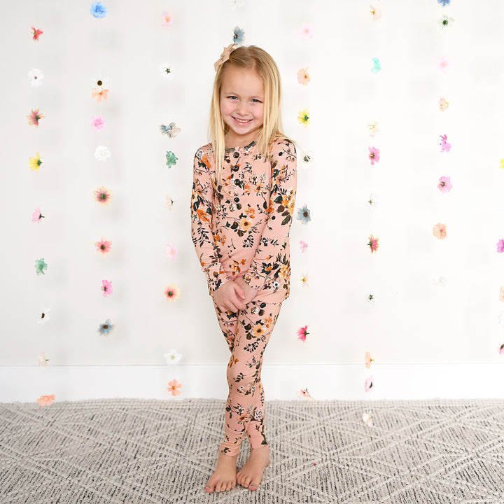 Flora Light Pink RUFFLE TWO PIECE