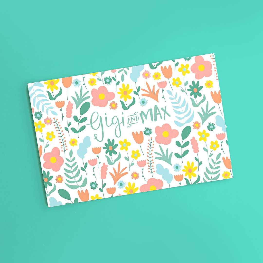 Handwritten Gift Note - Gigi and Max