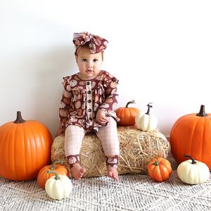 Salem Pumpkin Peplum Set