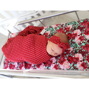 Ivy Red Dot SWADDLE - Gigi and Max