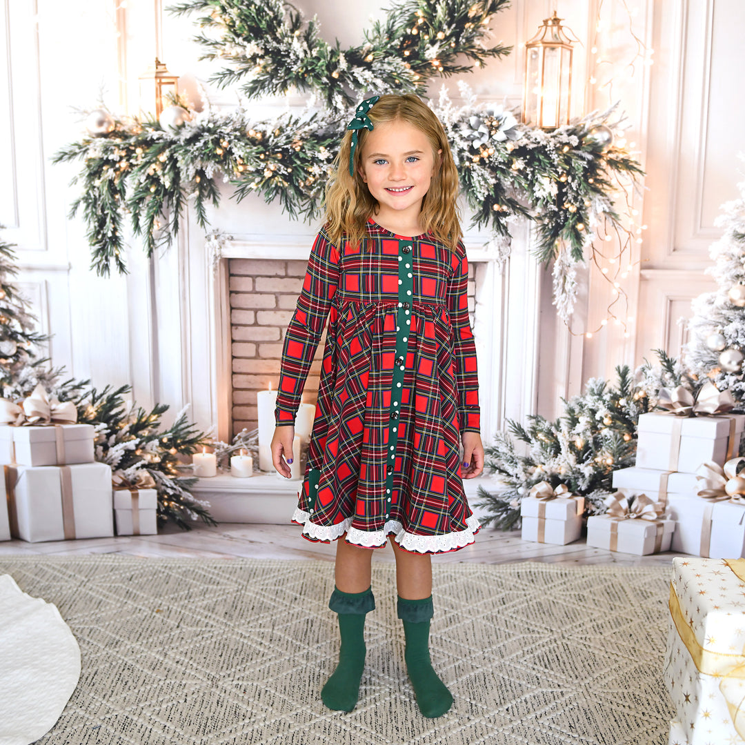 Holland BUTTON DRESS - Gigi and Max