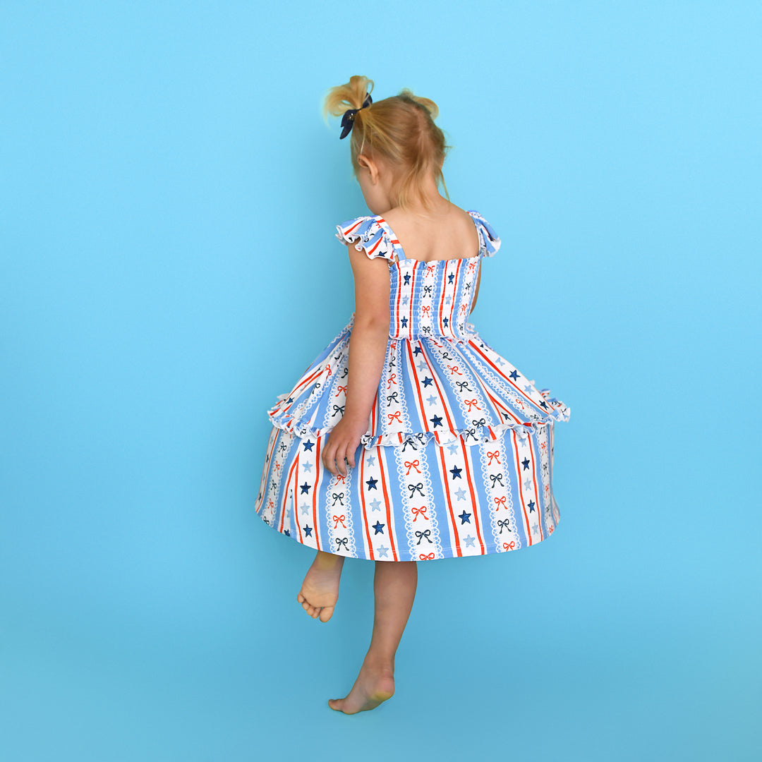 Jackie SMOCKED DRESS - Gigi and Max