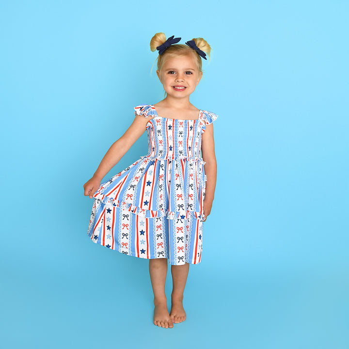 Jackie SMOCKED DRESS - Gigi and Max