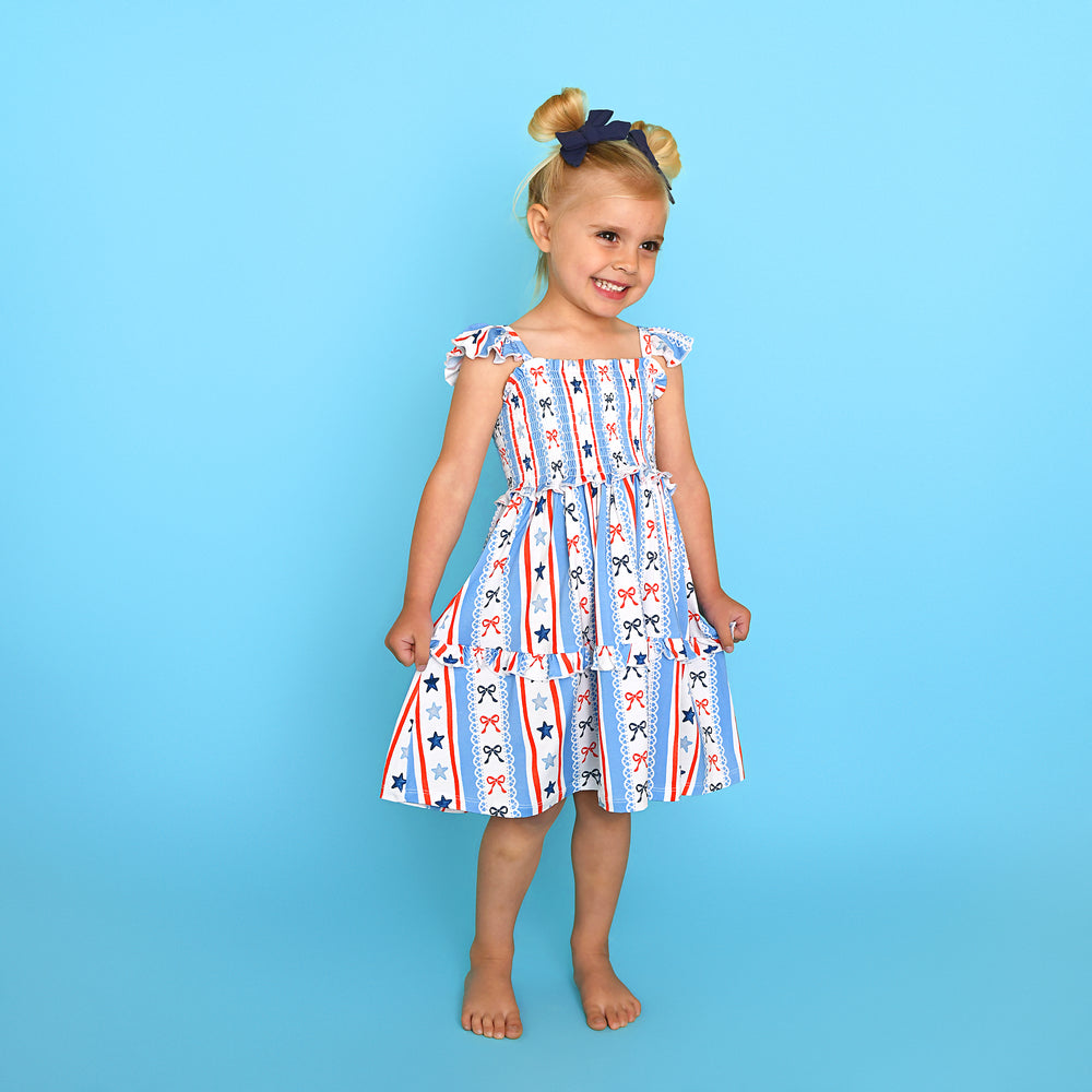 Jackie SMOCKED DRESS - Gigi and Max