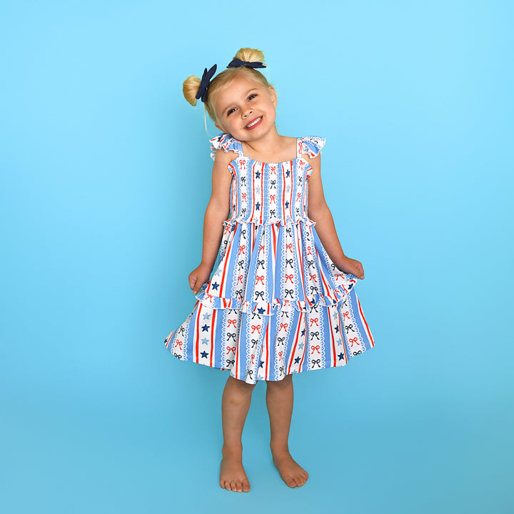 Jackie SMOCKED DRESS - Gigi and Max