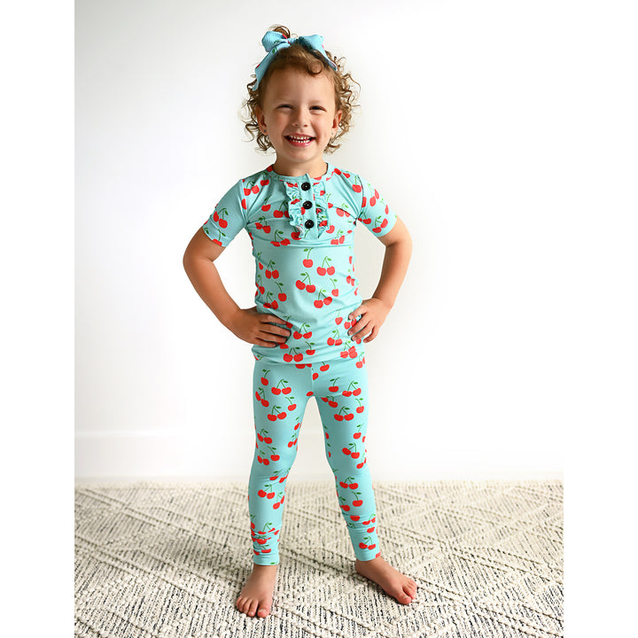 Jojo Cherries RUFFLE TWO PIECE - Gigi and Max