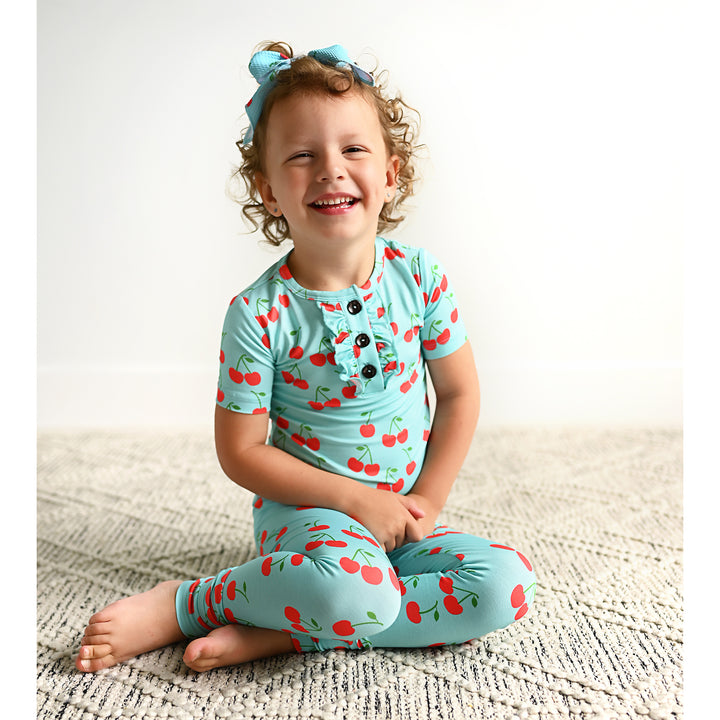 Jojo Cherries RUFFLE TWO PIECE - Gigi and Max