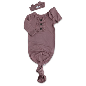 Kate Mauve RUFFLE GOWN - Gigi and Max
