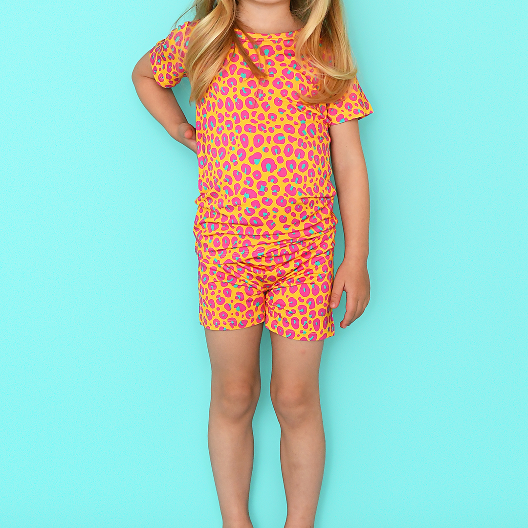 Kelly Leopard TWO PIECE - SHORTS - Gigi and Max
