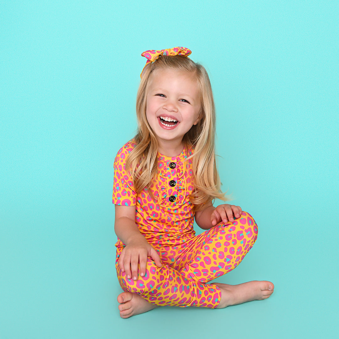 Kelly Leopard RUFFLE TWO PIECE - Gigi and Max