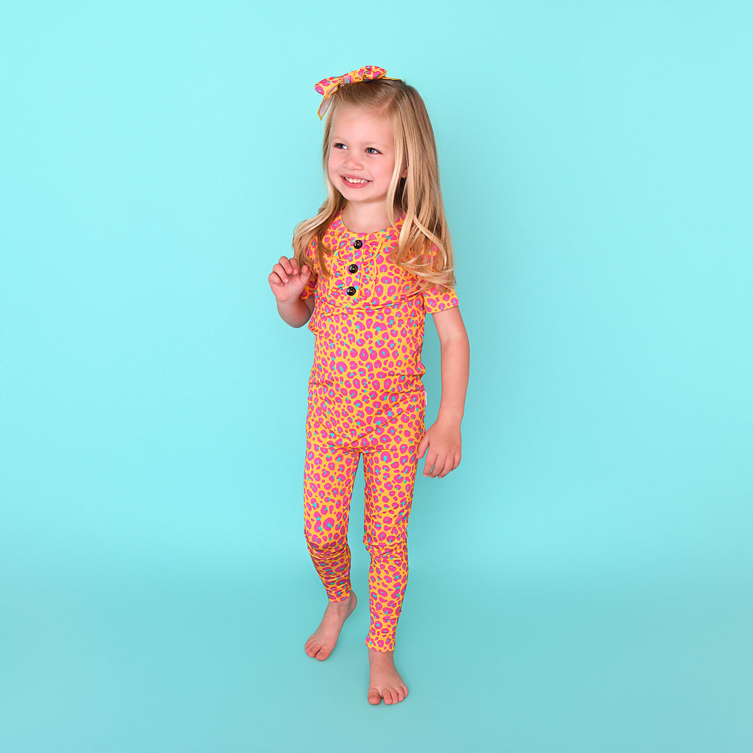 Kelly Leopard RUFFLE TWO PIECE - Gigi and Max