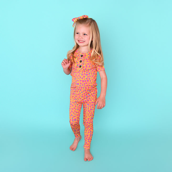 Kelly Leopard RUFFLE TWO PIECE - Gigi and Max