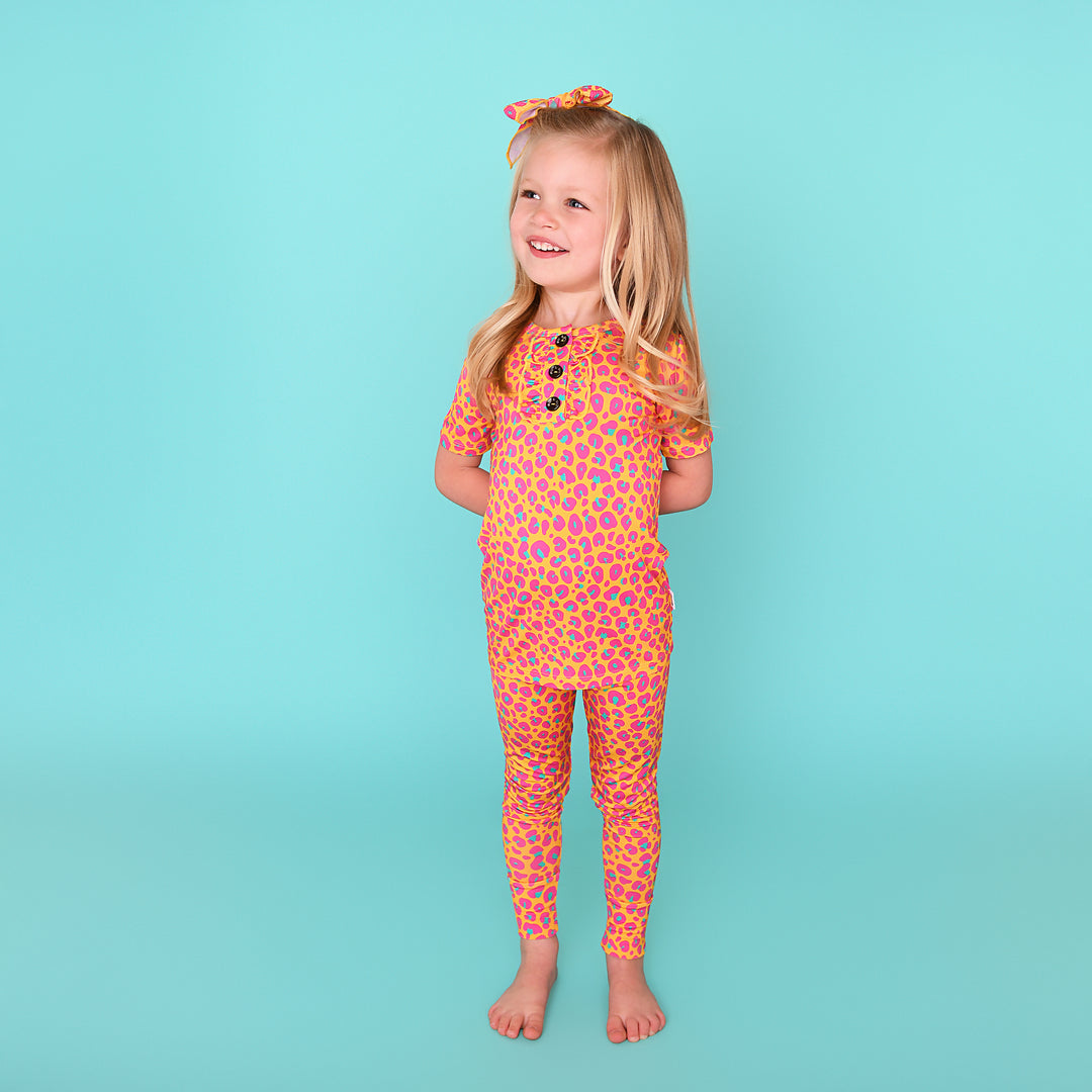 Kelly Leopard RUFFLE TWO PIECE - Gigi and Max