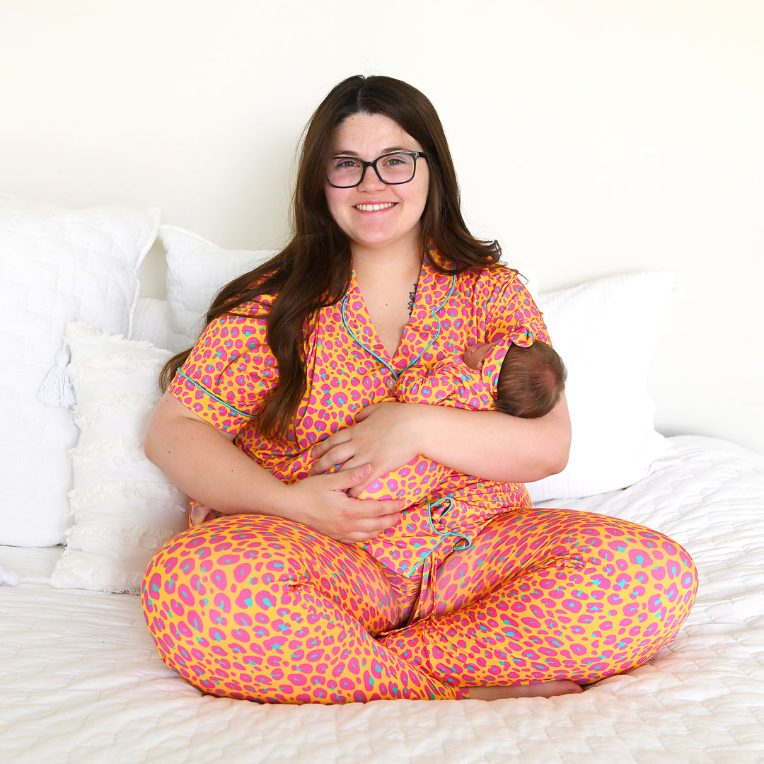 Kelly Leopard WOMENS LOUNGE JOGGERS - Gigi and Max