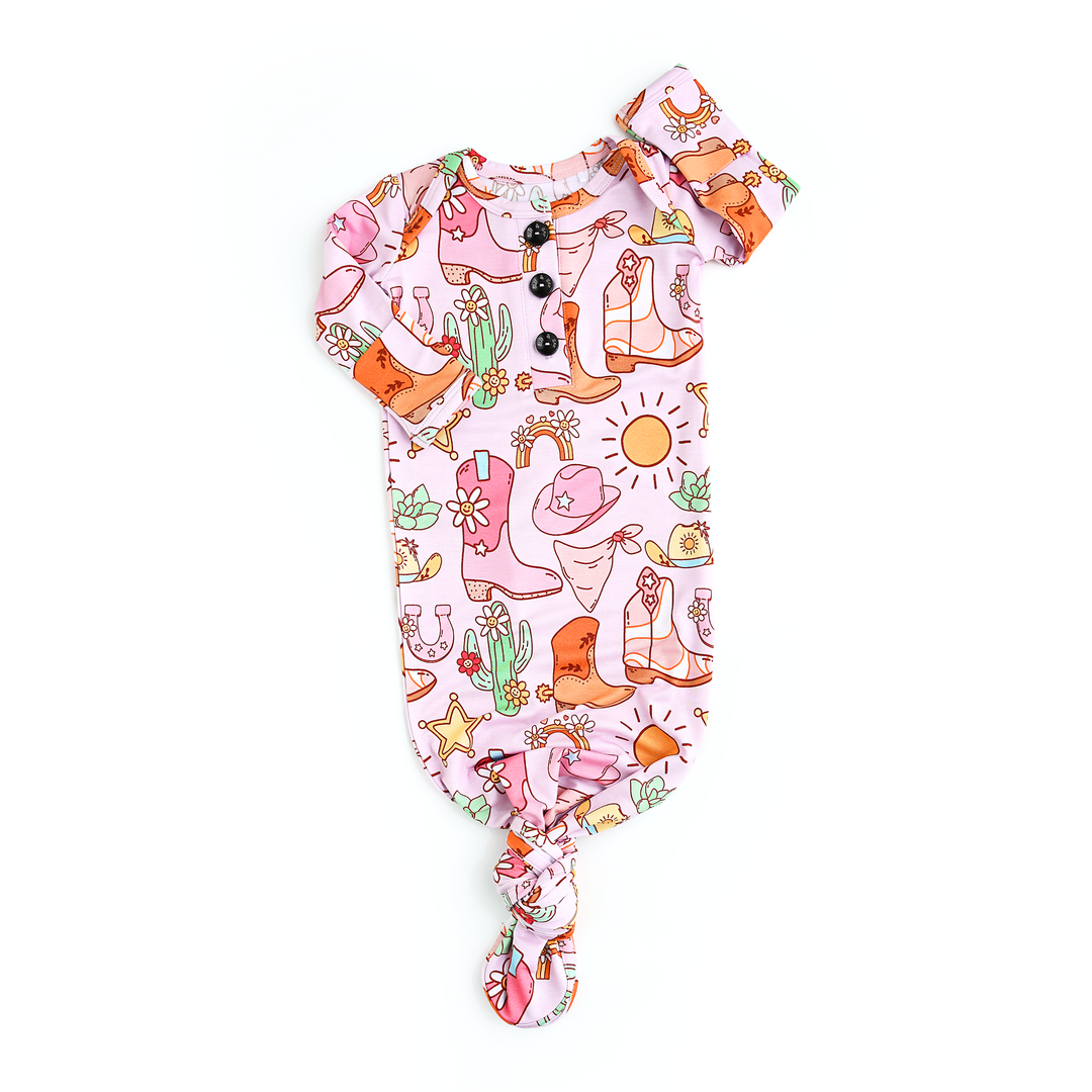 Lainey Pink Western GOWN - Gigi and Max