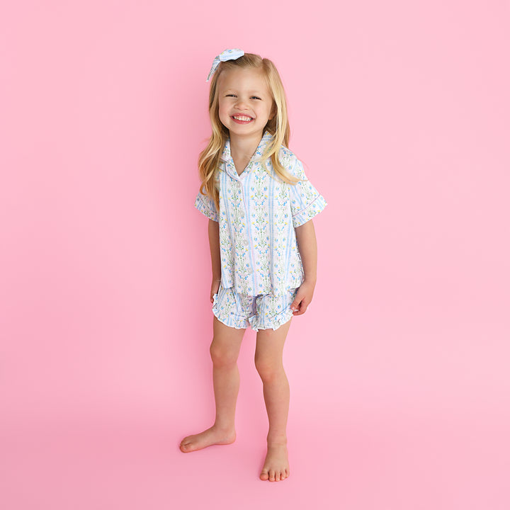 Nora RUFFLE LOUNGE SHORT SET - Gigi and Max