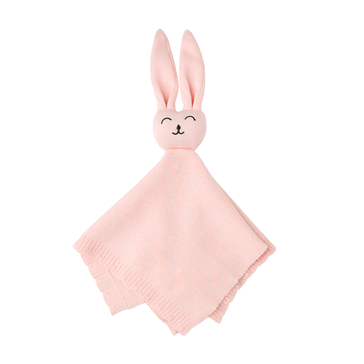 Light Pink KNIT BUNNY LOVEY - Gigi and Max