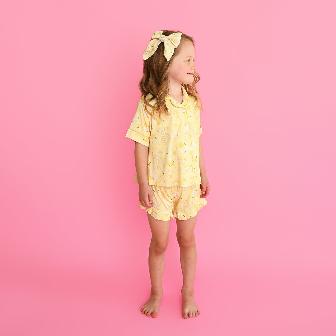 Lola RUFFLE LOUNGE SHORT SET