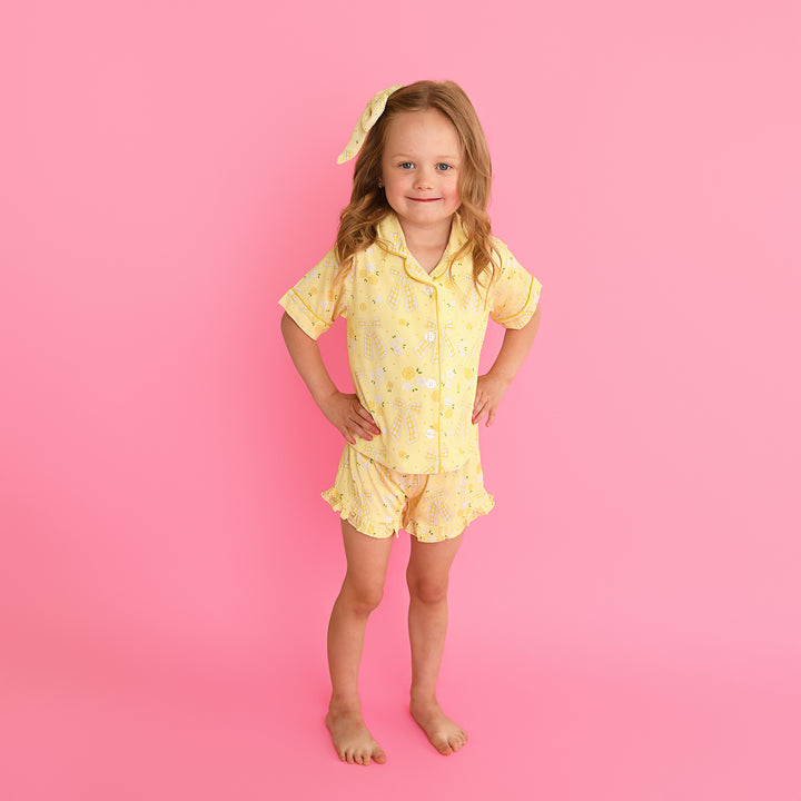 Lola RUFFLE LOUNGE SHORT SET