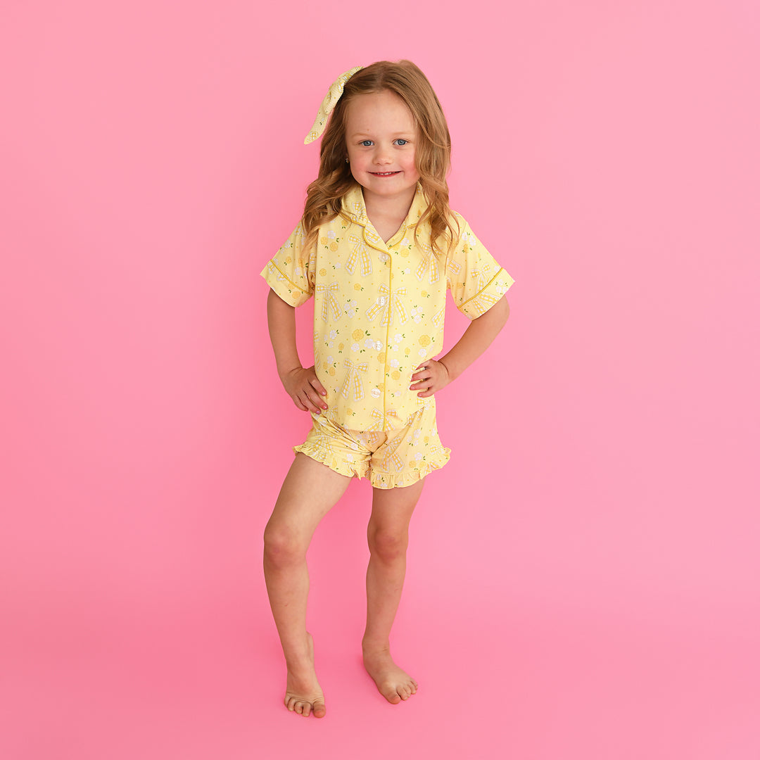Lola RUFFLE LOUNGE SHORT SET
