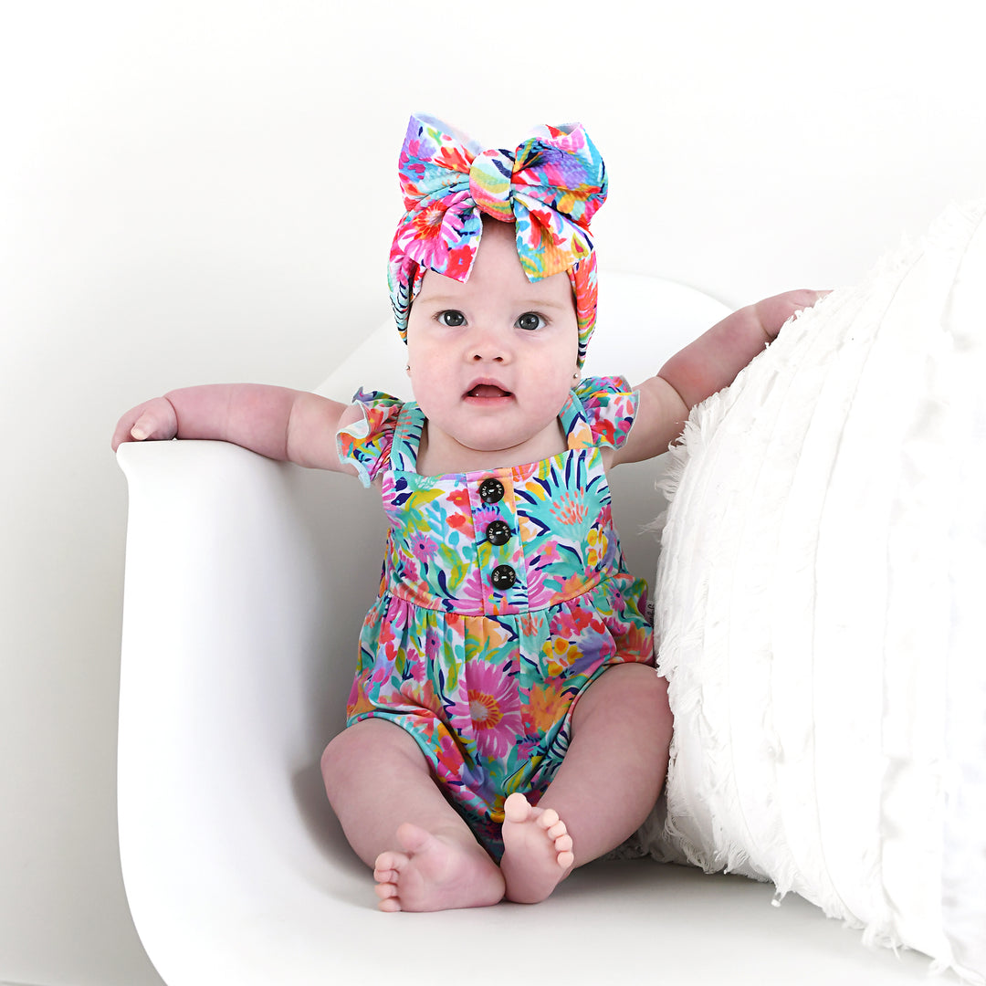 Megan Floral HEADWRAP - Gigi and Max