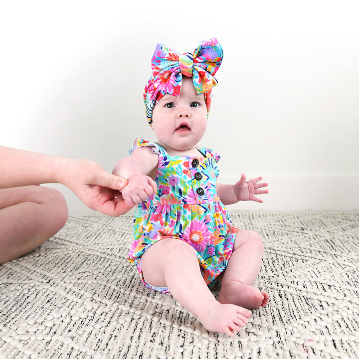 Megan Floral HEADWRAP - Gigi and Max