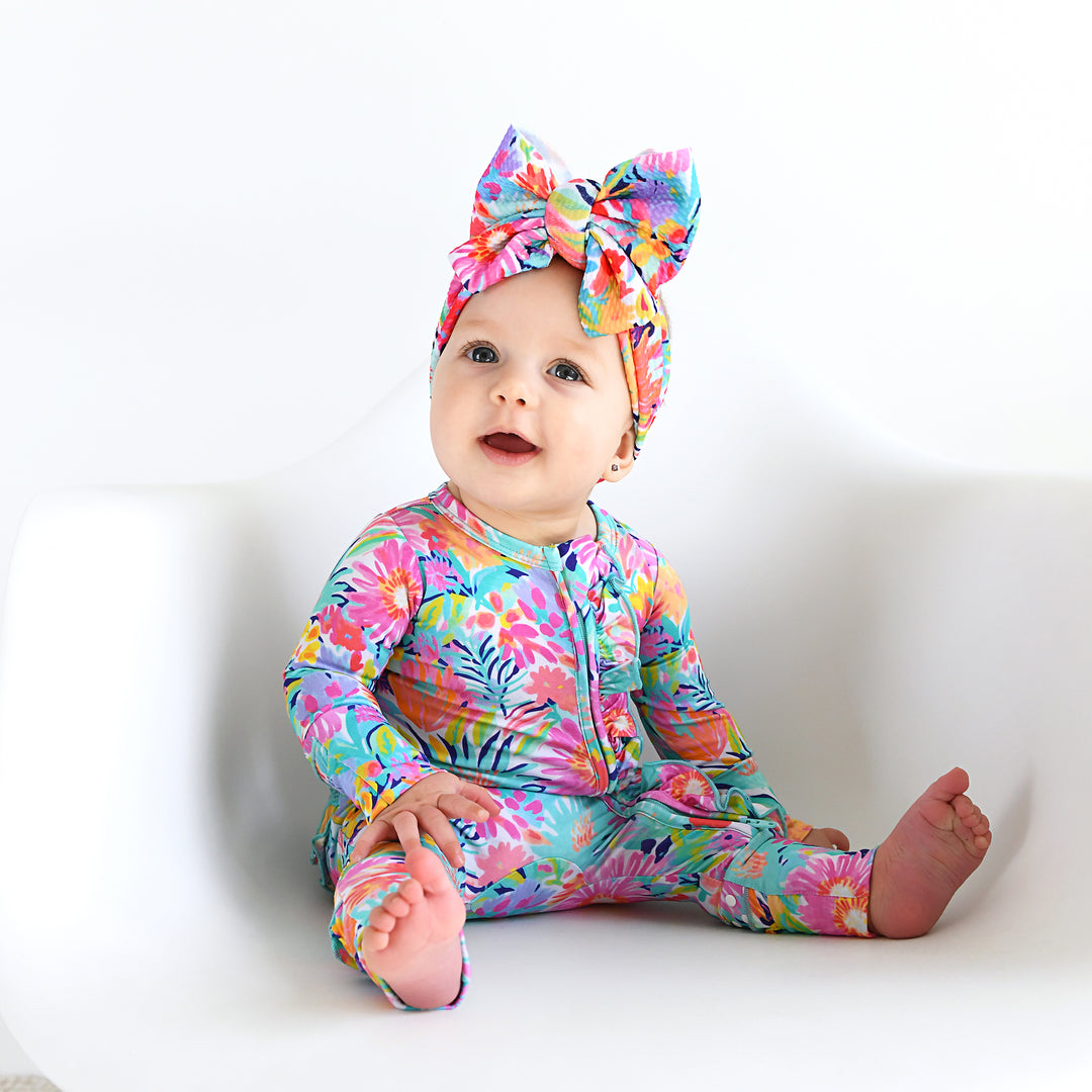Megan Floral HEADWRAP - Gigi and Max