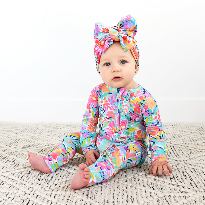Megan Floral HEADWRAP - Gigi and Max