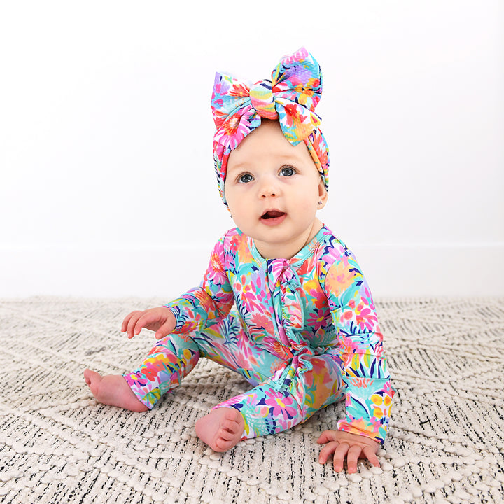 Megan Floral HEADWRAP - Gigi and Max