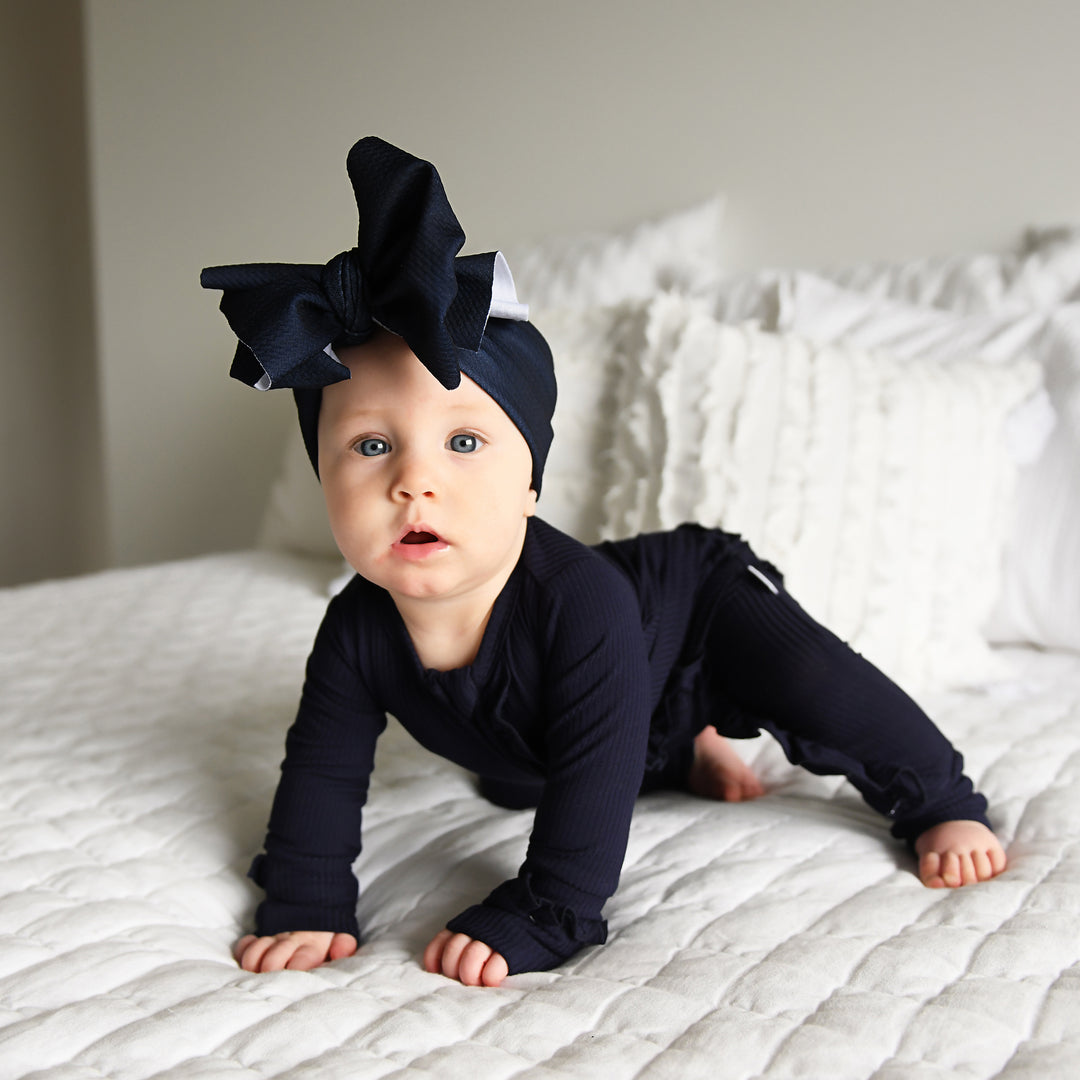 Collins Navy HEADWRAP - Gigi and Max