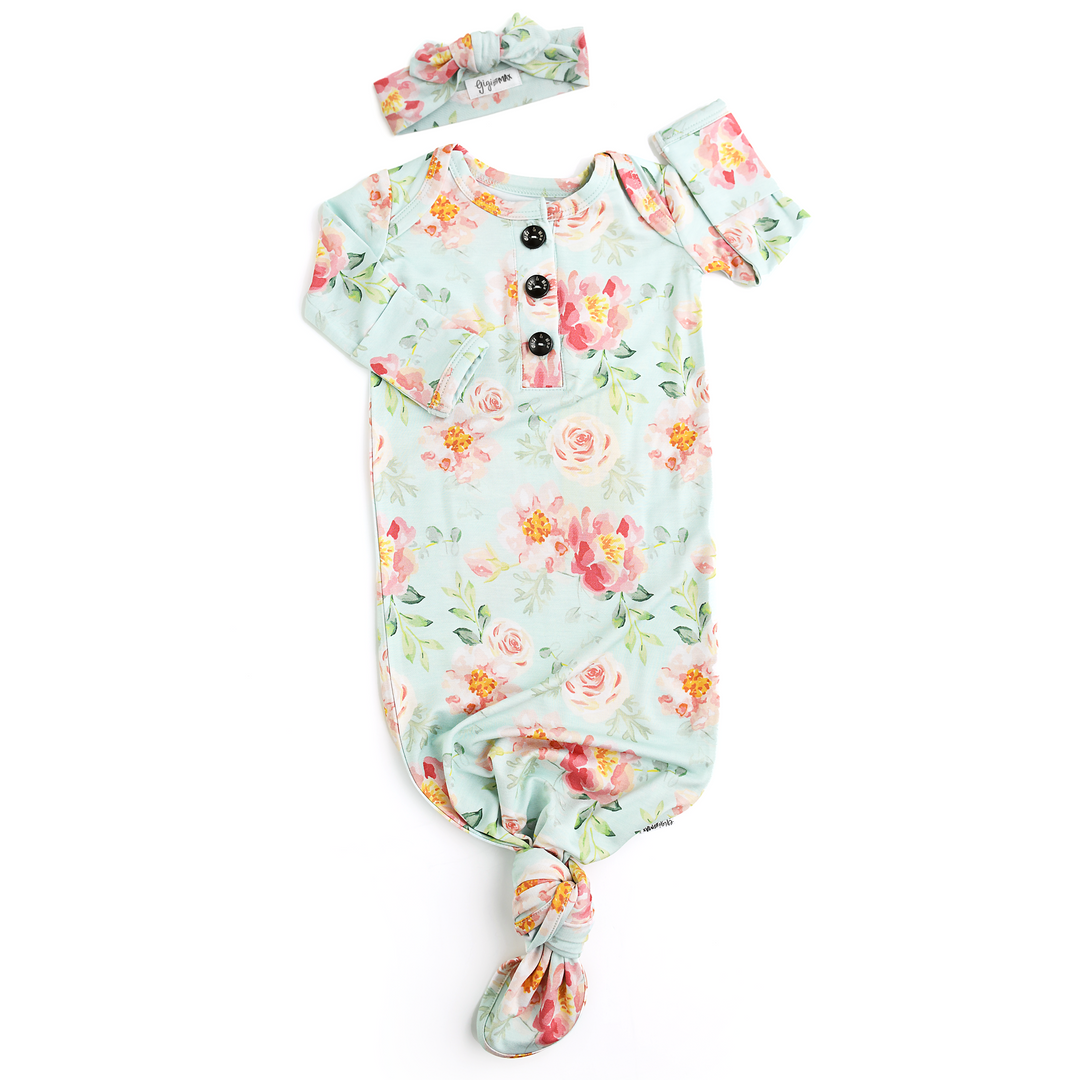 Mae Floral GOWN - Gigi and Max