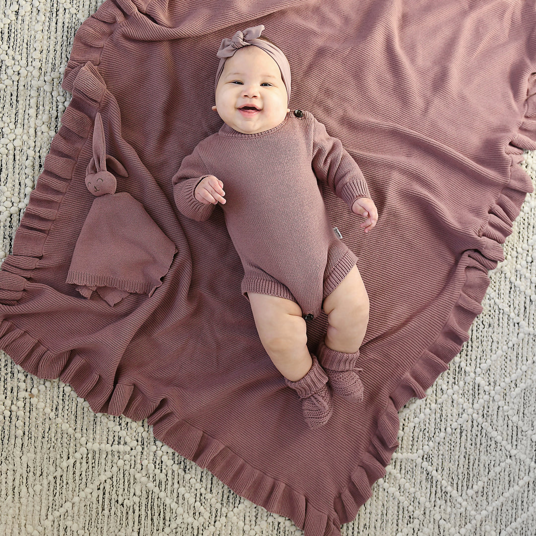 Mauve KNIT BUBBLE - Gigi and Max