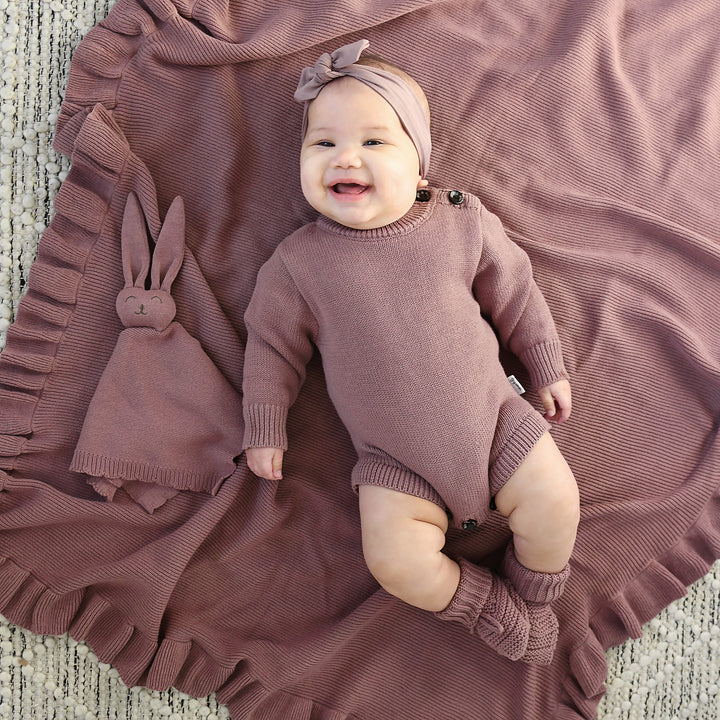 Mauve KNIT BUBBLE - Gigi and Max