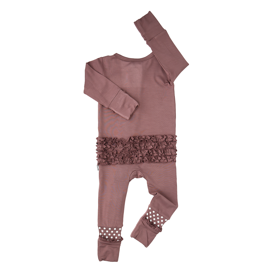 Mauve RUFFLE ZIP - Gigi and Max