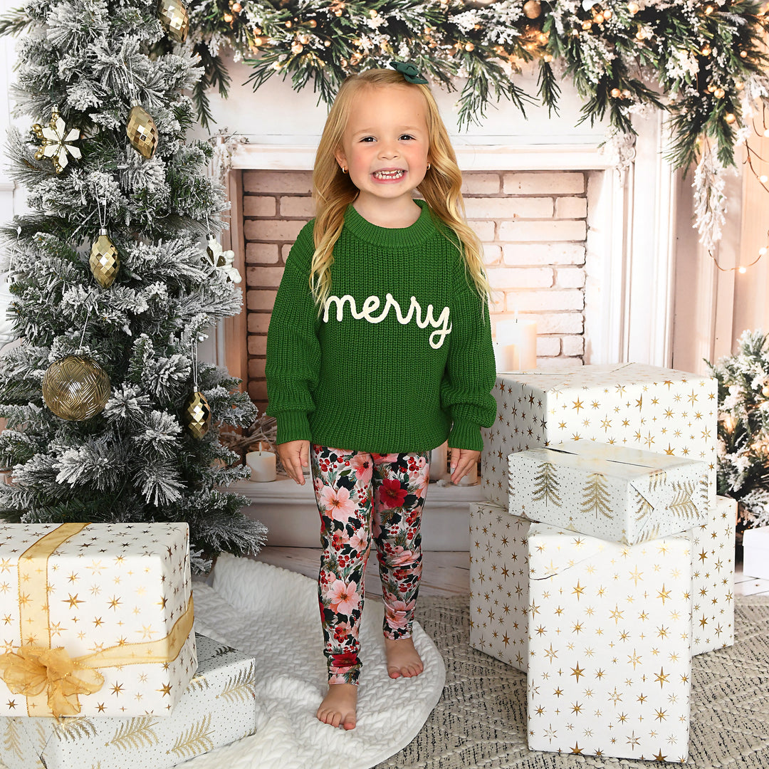 Merry Green SWEATER - Gigi and Max