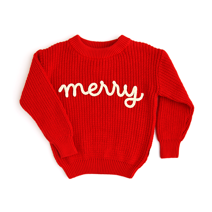 Merry Red SWEATER - Gigi and Max