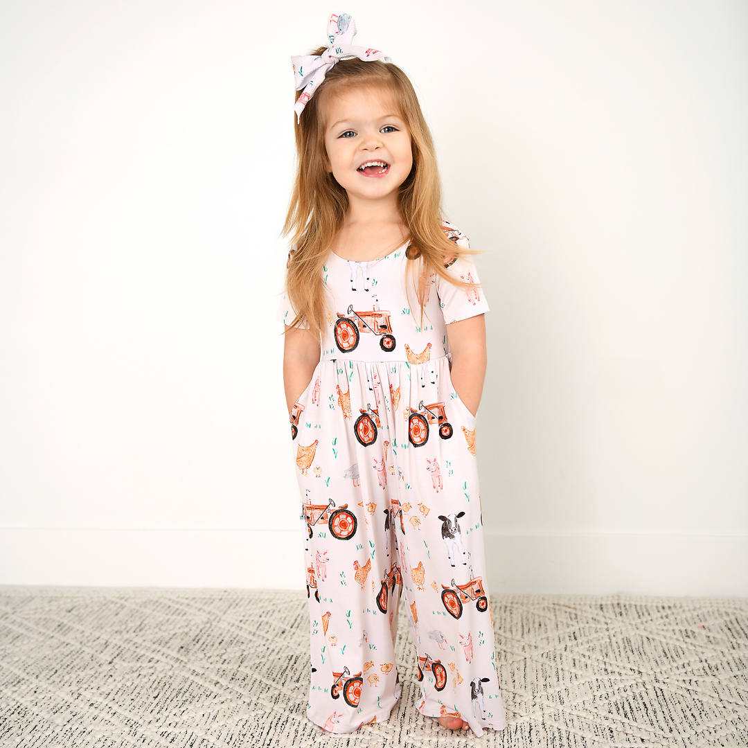 Millie Moo WIDE LEG ROMPER - Gigi and Max